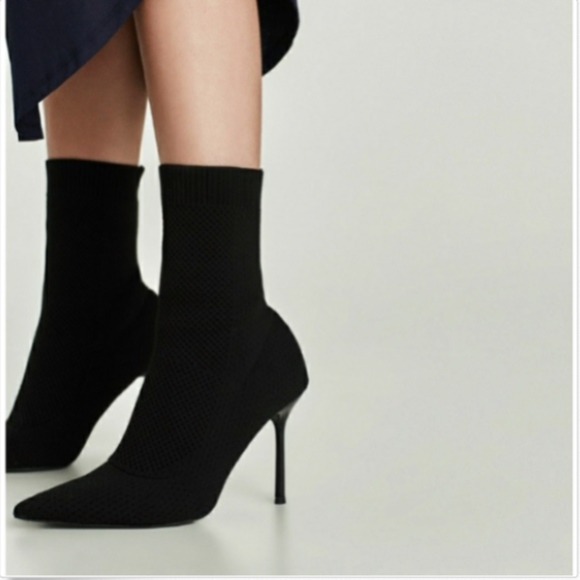 Zara | Shoes | Zara Sock Boots | Poshmark